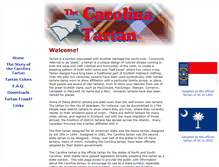 Tablet Screenshot of carolinatartan.com